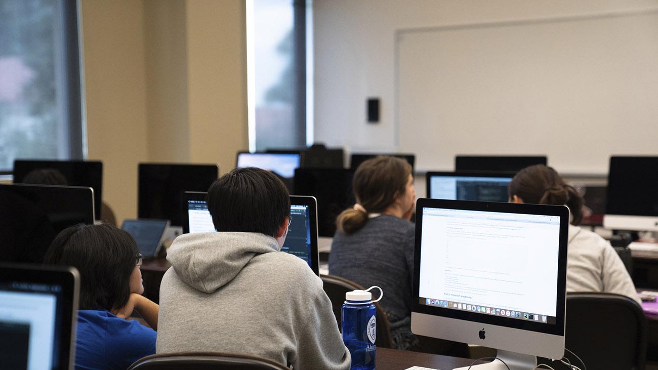 Students in the Computer Science Lab